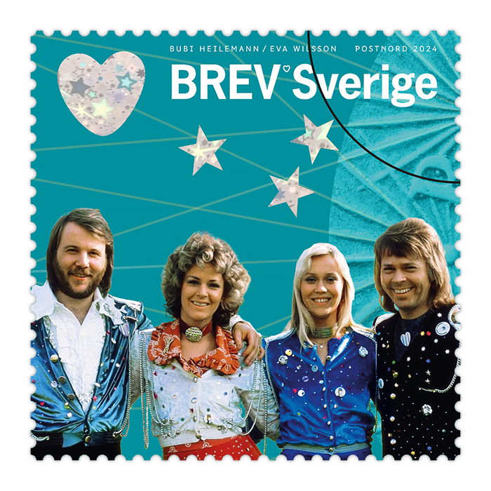 PostNord hat ABBA Briefkmarken herausgebracht! 